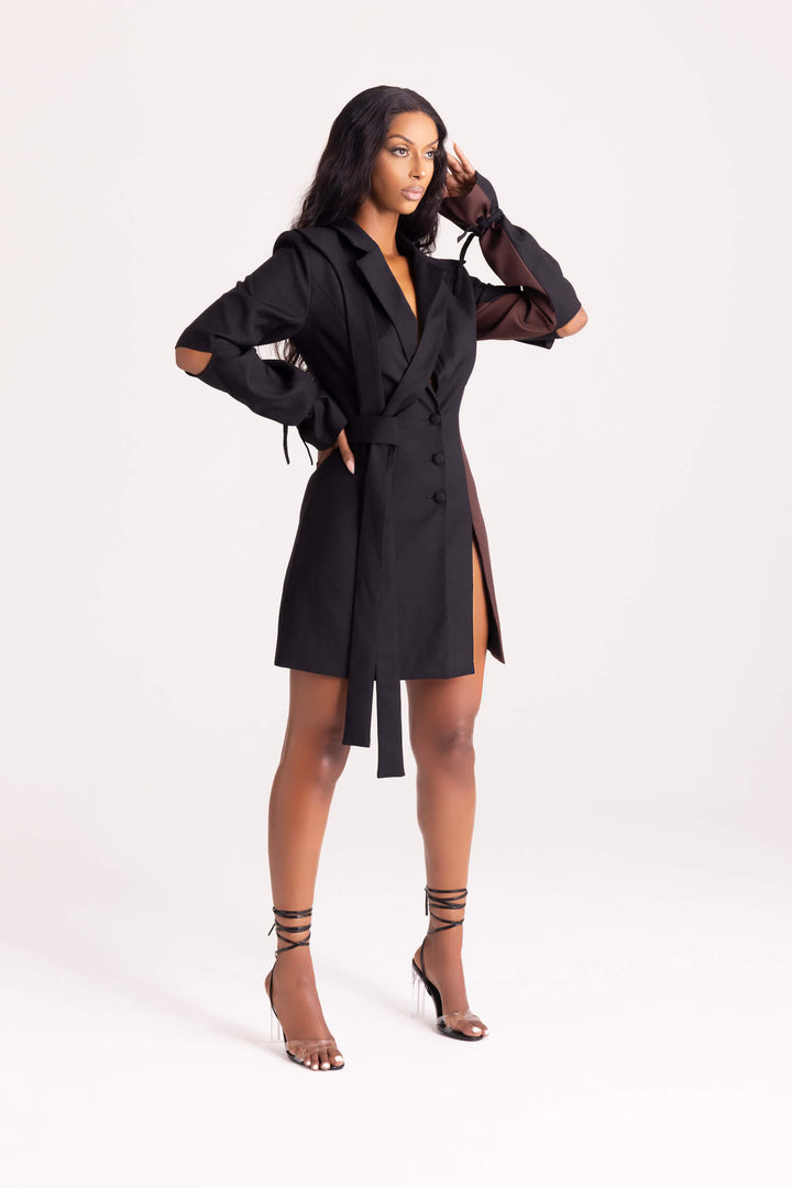 2 FOR £99: BLAZER DRESS & BOILERSUIT