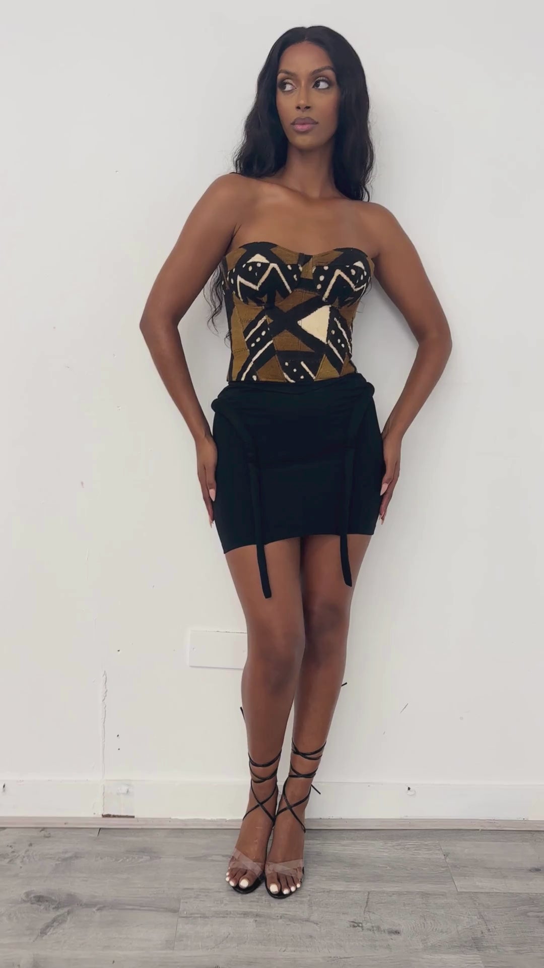 Bintou Mud cloth African Corset (PRE-ORDER)